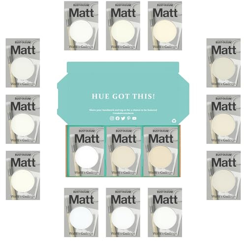 Rust-Oleum Wall Paint in Matt Finish - Elegant Whites Tester Box