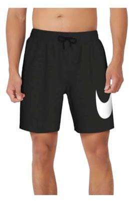 NIKE Swimwear - Bañador Tipo bóxer para Hombre, Negro, M