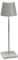 Zafferano, Poldina Pro, Lampada da Tavolo Ricaricabile e Senza Fili con Controllo Touch, Utilizzabile anche come Lampada da Esterni, Dimmer, 2200-3000 K, Altezza 38 cm, Colore Salvia