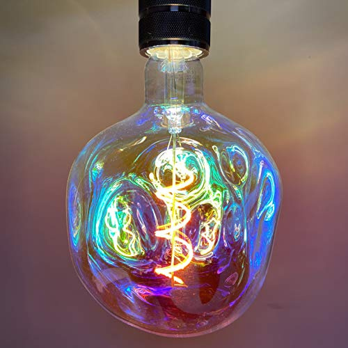 Överdimensionerad Vintage Giant LED-ljuskälla Enorm Edison Lampa - Dimbar, 5W 150LM, Varmvit 2200K, Medium E27 Base - Perfekt för dekorativ pendelbelysning, 1 PACK (G150CL)