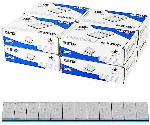 Stix Självhäftande Balanseringsvikter för Aluminiumfälgar 60g 400 st | Pulverlackerade, uppdelade i 12x5 g remsor, 400 stycken per förpackning, idealiska för balansering av aluminiumfälgar