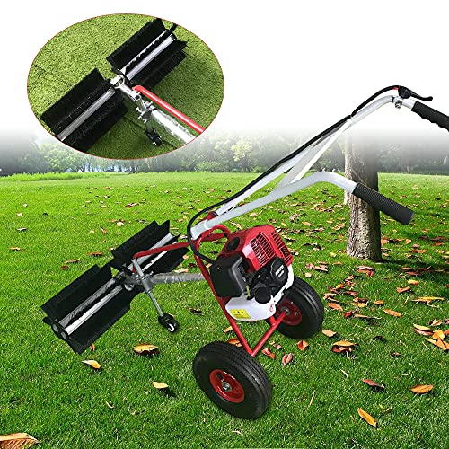 Balayeuse à essence 2 temps 43 cc - Balayeuse à essence - Broyeur d'herbes sauvages - Désherbeur - Fraise à neige - Moteur à essence - Pelle à neige - Gazon artificiel - Râteau pour herbe à gazon