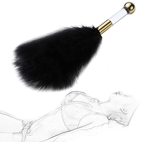 Plume de luxe chatouilleur SM fouet sexe érotique flogger amour plume clitoris fouet avec poignée en acrylique BDSM bondage fessée slapper paddle flirt chatouilleur jouet sexuel pour couples adultes