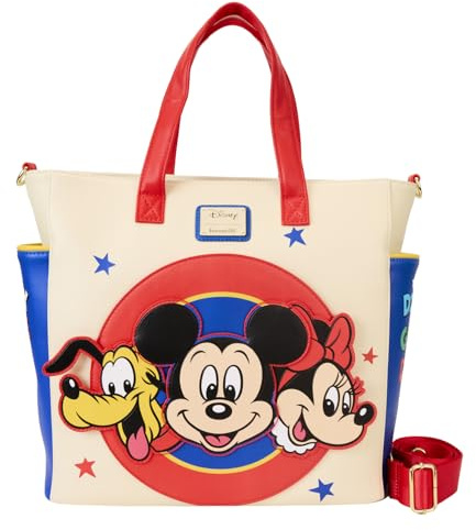 Loungefly Disney Mickey and Friends Convertible Backpack & Tote Bag