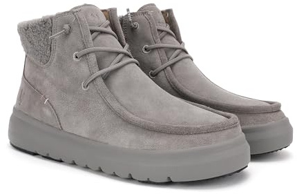 PITAS | BERNA | Casual damstövlar | utsågningskängor | lågskaft, urban stövel | klänning stövlar | platta låga stövlar | vinterstövel | Walkin skor pitas, Grå, 38 EU