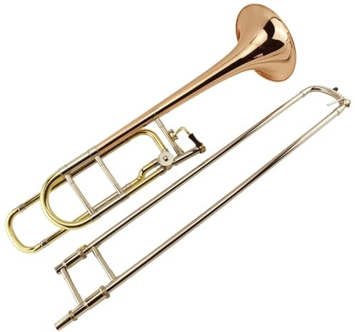 Trombón Profesional Trombón Tenor Transpuesto En Sib Fa Con Boquilla De Campana Bronce Fosforado
