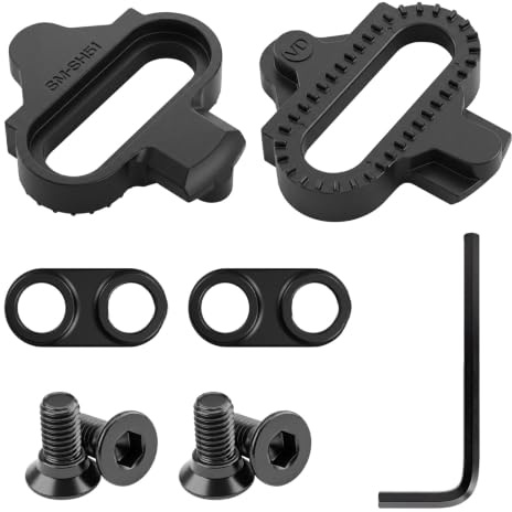 Cales Vélo pour Pédales Shimano SPD 2-Trous, Compatibles avec Shimano SPD