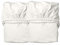 Leander Laken/Spannbetttücher - 2 Stück für Leander Babybett + Linea Babybett + Luna Babybett 120x60cm - Farbe: snow