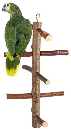 Shoplic Zweige Langzeitanwendung- Birds Barsche KäFigstäNder Spielzeug HäNgen Holz AktivitäT Zweige Klettertreppen Sitzstangen FüR Wellensittiche