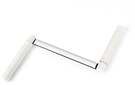 AvosDim.com stores, rideaux, moustiquaires Poignée de Manivelle pour Volet Roulant - Compatible Tringle Ronde Ø12mm - Longueur 310mm - Acier Robuste & Poignée Blanche - Ergonomique & Durable