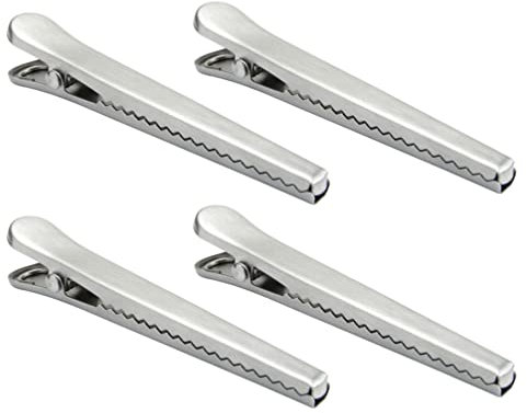 Cabilock Verschlussklammer Für Lebensmittelbeutel 4 Stück Mini-verschlussklammern Für Snackbeutel Keksbeutel Und Leicht Zu Öffnen Und Zu Schließen