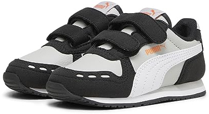 PUMA Mixte Bébé Cabana Racer Sl 20 V Inf, Ash Gray Puma White Puma Black, 26 EU