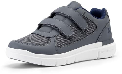 FitVille Scarpe Uomo Extra Larghe Sneakers Regolabili con Chiusura a Strappo, Ideali per Piedi Sensibili Grigio 42.5 EU X-Larga