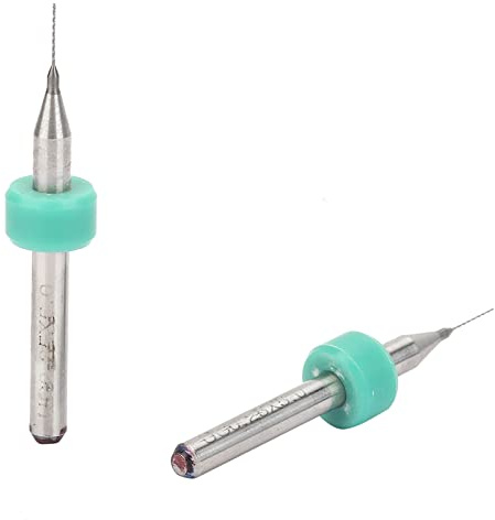10 Uds Mini Broca de Carburo 0,25 Mm Mini Broca de Alta Dureza para Placa de Circuito Impreso Grabado Cnc (0.25MM)