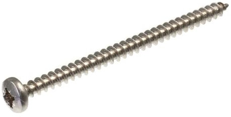 SECCARO Tornillo de cabeza semicircular para aglomerado (6 x 90 mm, acero inoxidable, V2A, VA A2, 75 unidades)