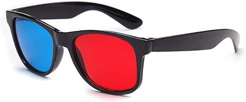 Rosojodg Universal 3D Glasses TV Movie Dimensional Anaglyph Video Frame 3D Glasses DVD Game Glass Red And Blue Color 3D Viewing Glasses