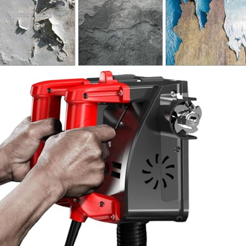 Hydravex Electric Wall Planer Handheld Power Wall Scraper 1180W Wall Shovel Machine for Wallpaper Paint Putty, Adjustable Depth 1 mm to 4 mm Powerful Automatic Planers
