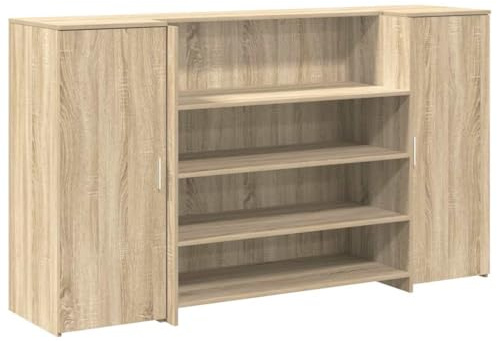 vidaXL Mostrador de recepción Roble Sonoma 180x50x103,5 cm