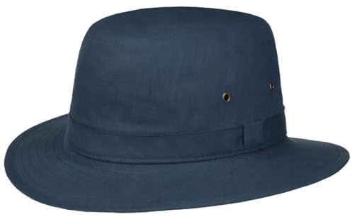 LIPODO Cappello in Lino Uni Traveller Donna/Uomo - da Sole Estivo Giardiniere Primavera/Estate Estate - L (59-60 cm) Denim