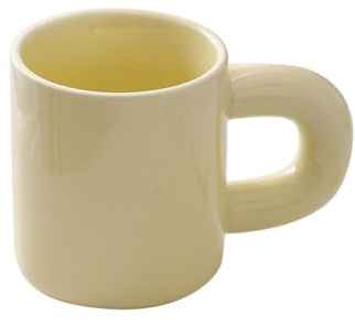 Breakfast Latte Coffee Cup Keramikmugg Stort handtag Mjölkkaffekopp Hem Desktop Frukost Afternoon Tea Cup(C)