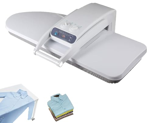 1800 W ångstrykningspressmaskin med digital skärm, 800 x 310 mm område, temperaturkontroll, 360° ångfördelning, 50 kg tryck för hem och kommersiellt bruk
