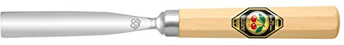 KIRSCHEN Werkzeuge 3120010 | Bildhauerbeitel mit Weißbuchenheft Stich 11, gebogen - 10mm