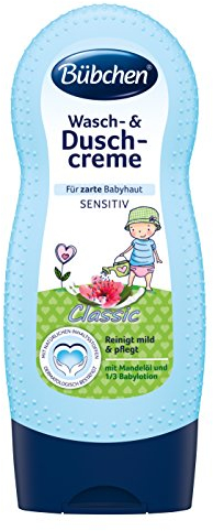 Bübchen Wasch- und Duschcreme, Sensitiv, 230 ml