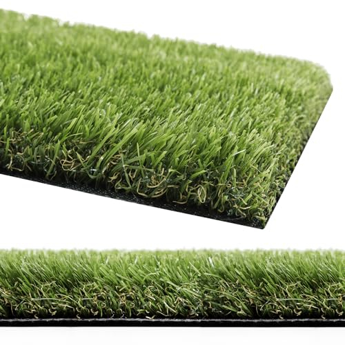 Pelouse synthétique haute 30 mm 2 x 5 m herbe artificielle coupable drainant terrasse jardin