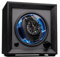 KLARSTEIN Remontoir de Montre pour Montres automatiques, Remontoir de Montre Automatique pour 1 Montre, avec Porte en Acrylique, LED Bleues, Remontoir de Montre avec 4 réglages TPJ