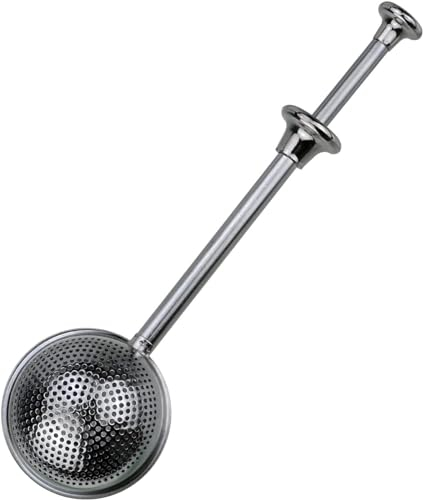 Shaker per zucchero in polvere, setaccio, spolverino, erogatore di bacchetta per spolverare farina, spezie, zucchero, tè, colino, palline di tè più ripide per tè sfuso