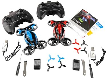Amewi FightStar Battle Drone Set RTF röd och blå