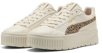 PUMA Damen Karmen Ii Animal Flair Sneaker, Alpine Snow Toasted Almond, 39 EU