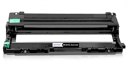 SINOPRINT DR241CL Black Drum Unit Compatible for Brother DR-241CL DR241CL DR241 for Brother MFC-9330CDW Brother DCP-9020CDW MFC 9340CDW MFC-9140CDN HL-3140CW HL-3150CDW HL-3170CDW DCP-9015CDW(Black)