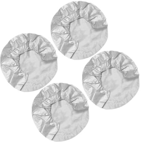 HAPINARY 4pezzi Copertura Protettiva Pneumatici Per Camion e Rimorchio Oxford Argentato Protezione Contro Sole Pioggia e Urina Cane