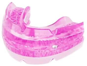 BuccoCare Orthèse d'avancée mandibulaire anti-ronflement à réglage précis et confort doux(Rose)