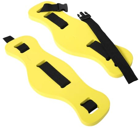 BESPORTBLE 2 pièces Ceinture de Flottaison de Natation Jaune pour Débutants Soutien Flottant Confortable Aide à Entraînement Aquatique Polyvalente pour Adultes Sécurité et Stabilité Piscine