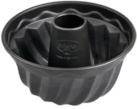Dr. Oetker Gugelhupfform Ø 18 cm, Backform für Gugelhupf aus Stahlblech, Bundform mit Antihaftbeschichtung für eindrucksvolle Kreationen, hochwertige Kuchenform, Menge: 1 Stück