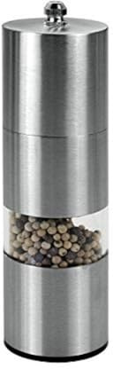 Metaltex Molinillo Sal Y Pimienta INOX/ACRIL, Acero Inoxidable, Plata, 16 Centimeters