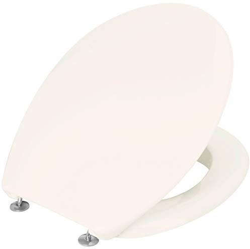 Cornat Cetina KSCET23 Toilet Seat - Simple Look in Pergamon - Easy Care Duroplast - Plain Design Fits in Any Bathroom/Toilet Seat/Toilet Lid