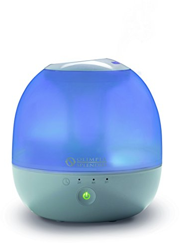 Olimpia Splendid 99423 Limpia 2 Luftbefeuchter mit Chromotherapie und Timer-Funktion, 25 m²
