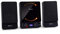 auna Microstar – Minicadena de música Vertical, Reproductor de CD, Bluetooth, Altavoces estéreo, USB, Pantalla LCD, iluminación LED, Vertical o en Pared, Entrada AUX, Negro