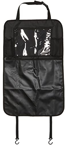 cartrend Rückenlehnenschutz & Organizer, Trittschutz, Tablet-Tasche bis 12“,Autositzschoner Kinder Autositz pflegeleicht