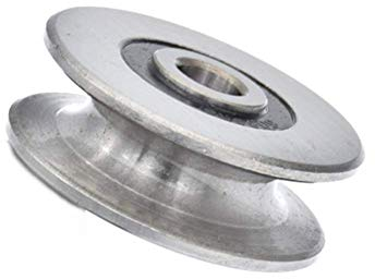 8 mm / 0,3 Zoll 250 kg Edelstahl tiefe U-Rillenkugellager Riemenscheibe Metallrolle Radlager Rad Drahtseil Riemenscheibe für Hebeführung, Innendurchmesser (40 mm x 13 mm)