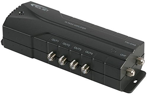 Amplifier Distribution 4 Way LTE | Aerial/Satellite AMPLIFIERS/Distribution Aerial Satellite Equipment, 1 X Qty - 334022