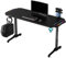 ULTRADESK FRAG V3 LED RGB Computertisch Gaming-Schreibtisch - Gaming Tisch Stahlkonstruktion - Platz für Zwei Monitore - Futuristische Formen - Beinfreiheit und Mehr, Inklusive Zubehör 150x60 Schwarz