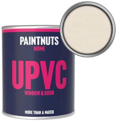 PaintNuts UPVC Window & Door Paint - RAL-9001 - CREAM Satin 250ml Tin