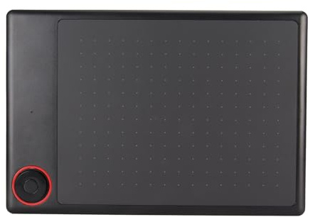 Grafik-Zeichentablett, 8192 Druckempfindlicher, Batterieloser Stift, 12 Benutzerdefinierte Hotkeys, 10 X 6,25 Zoll, für Office-Programme, OSU, Zeichnen, Malen