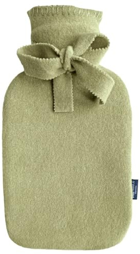 Eagle Products Wärmflasche Tony mit Fleece-Bezug, 2 Liter (Avocado)