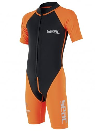 Seac Dolphin, Combinaison de plongée pour Enfant Shorty en néoprène de 1,5 mm et Lycra pour la nage, la plongée en apnée et Les Jeux Aquatiques