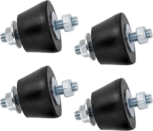 Cherbowing Rubber Buffer Air Conditioning M8, Air Conditioning Vibration Damper, Anti-Vibration Feet, Shock Absorber (45 x 35 mm)